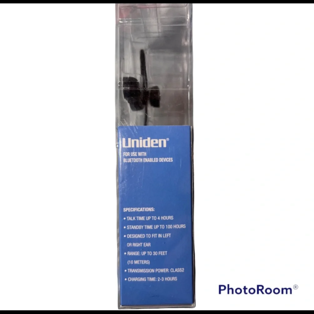 Uniden Wireless Bluetooth Earpiece - Model UN114, sealed package, Comfortable!